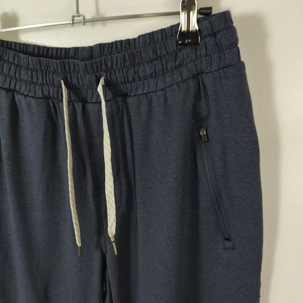 Vuori Ponto Performance Jogger Blue Heather Mens Medium V438 Sweatpants